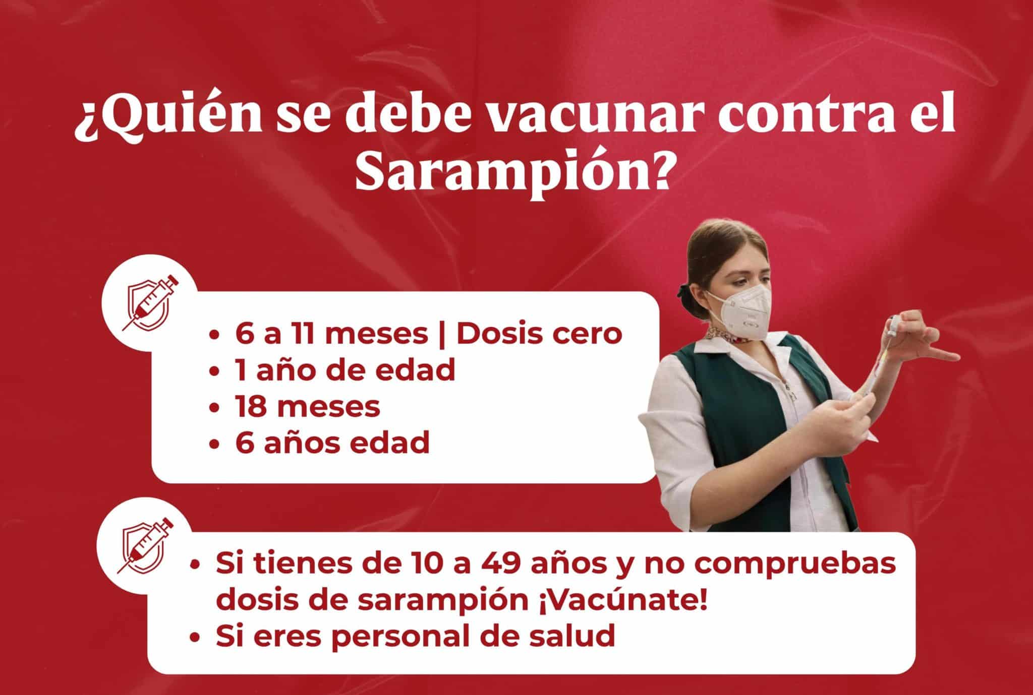 Estos son los macrocentros de vacunación contra el Sarampión que se instalarán este fin de semana.
