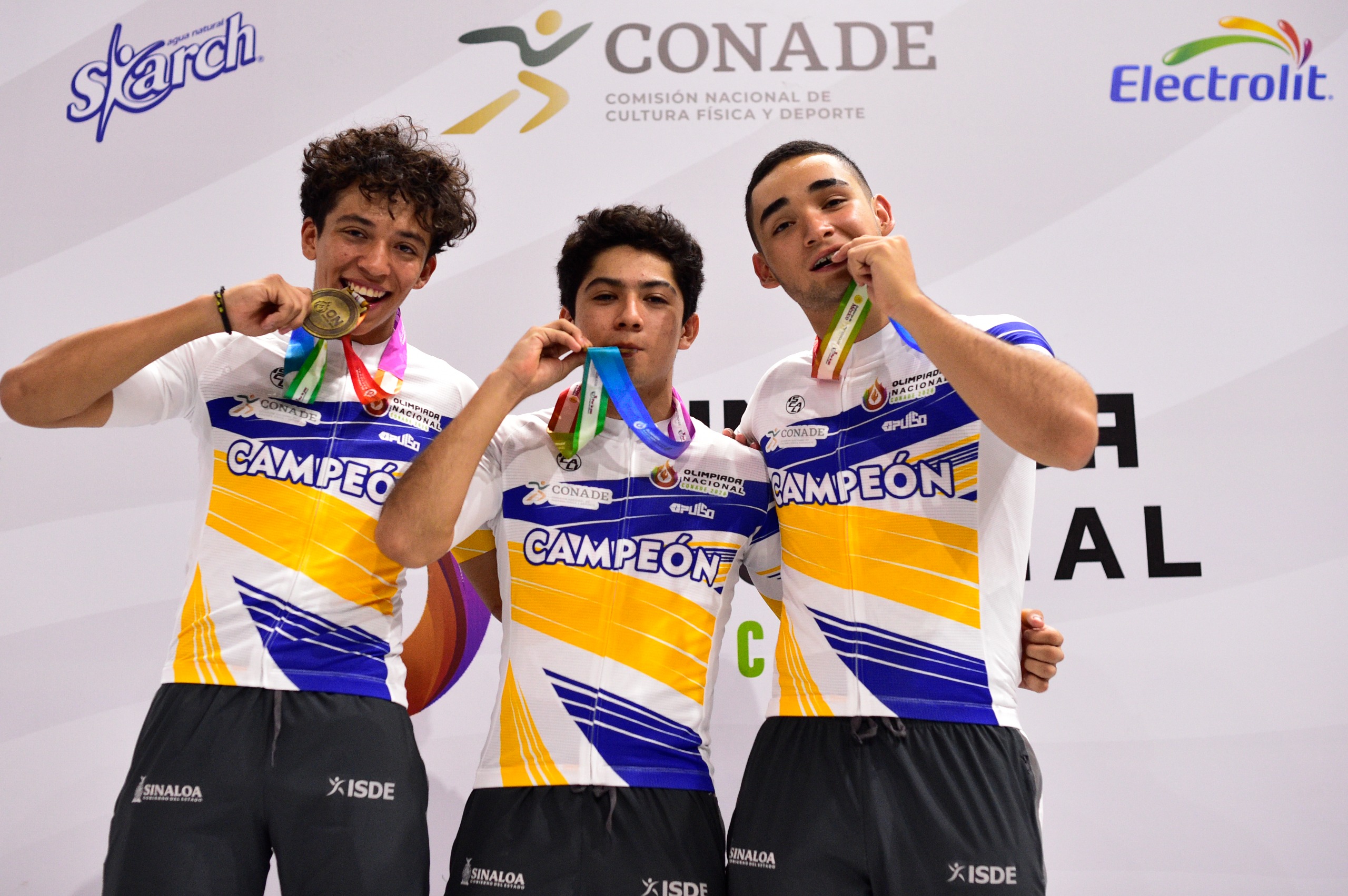 Medalla de oro, plata y bronce para Sinaloa dentro del ciclismo en Olimpiada Nacional CONADE