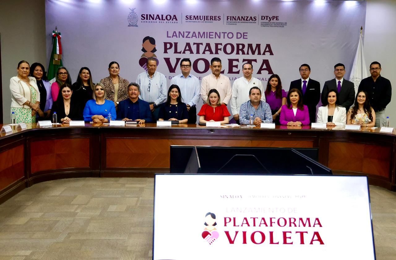 Presentan Plataforma Violeta, para capacitar a servidores públicos de Sinaloa en materia de género
